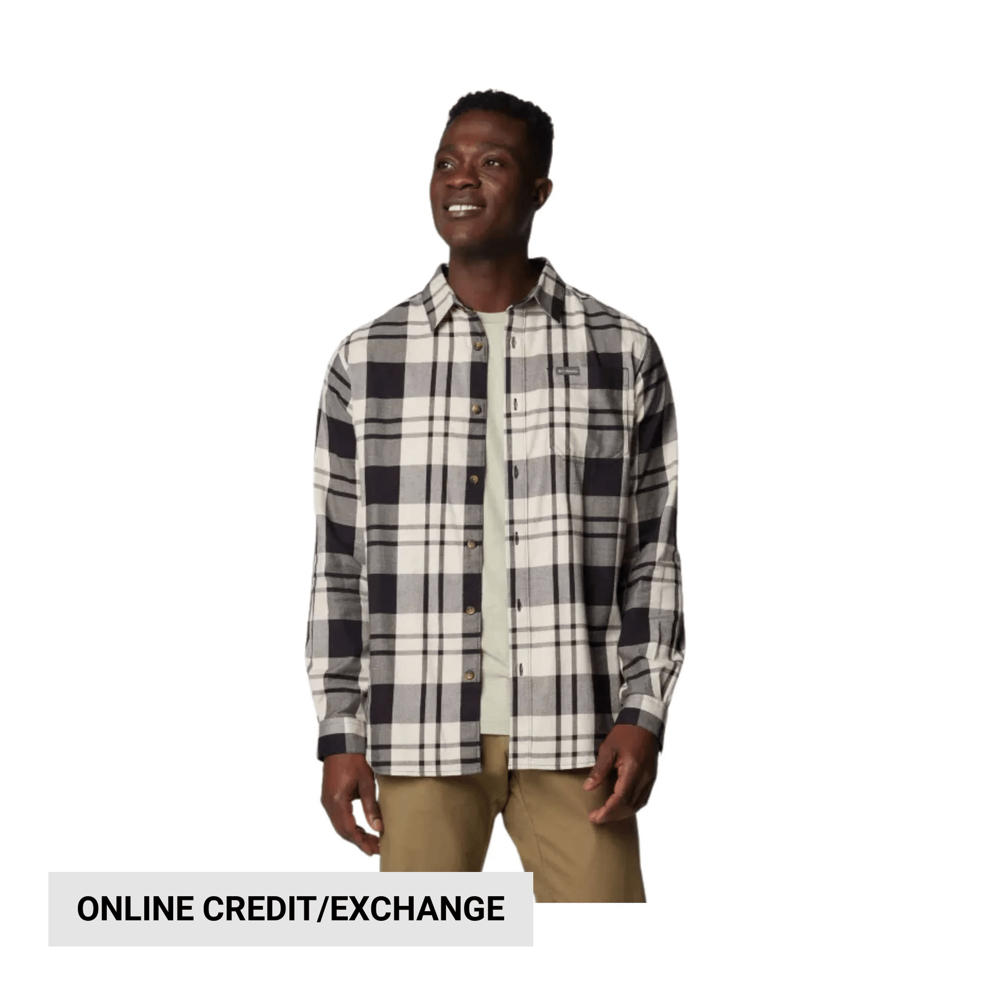 Columbia Men's Vapor Ridge III Long Sleeve Shirt - Black Rivercrossing Plaid by Lenny's Shoe & Apparel