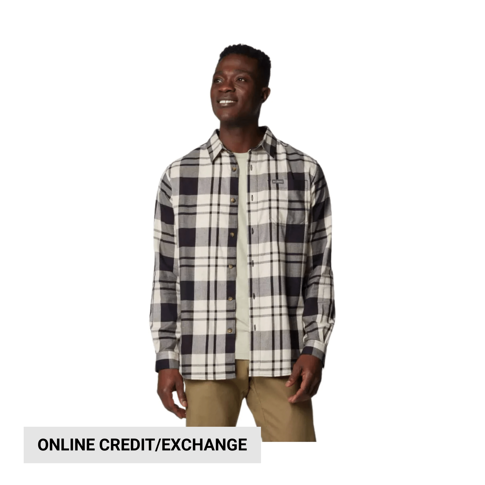 Columbia Men's Vapor Ridge III Long Sleeve Shirt - Black Rivercrossing Plaid by Lenny's Shoe & Apparel