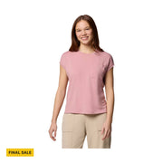 Columbia Women's Boundless Trek Short Sleeve Tee - Eraser Pink