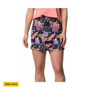 Columbia Women's Chill River Printed Skort - Hot Coral