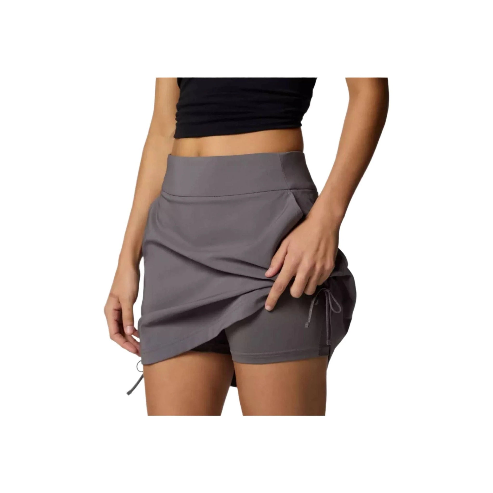 Columbia Women's All Seasons Ruched Skort - City Grey by Lenny's Shoe & Apparel
