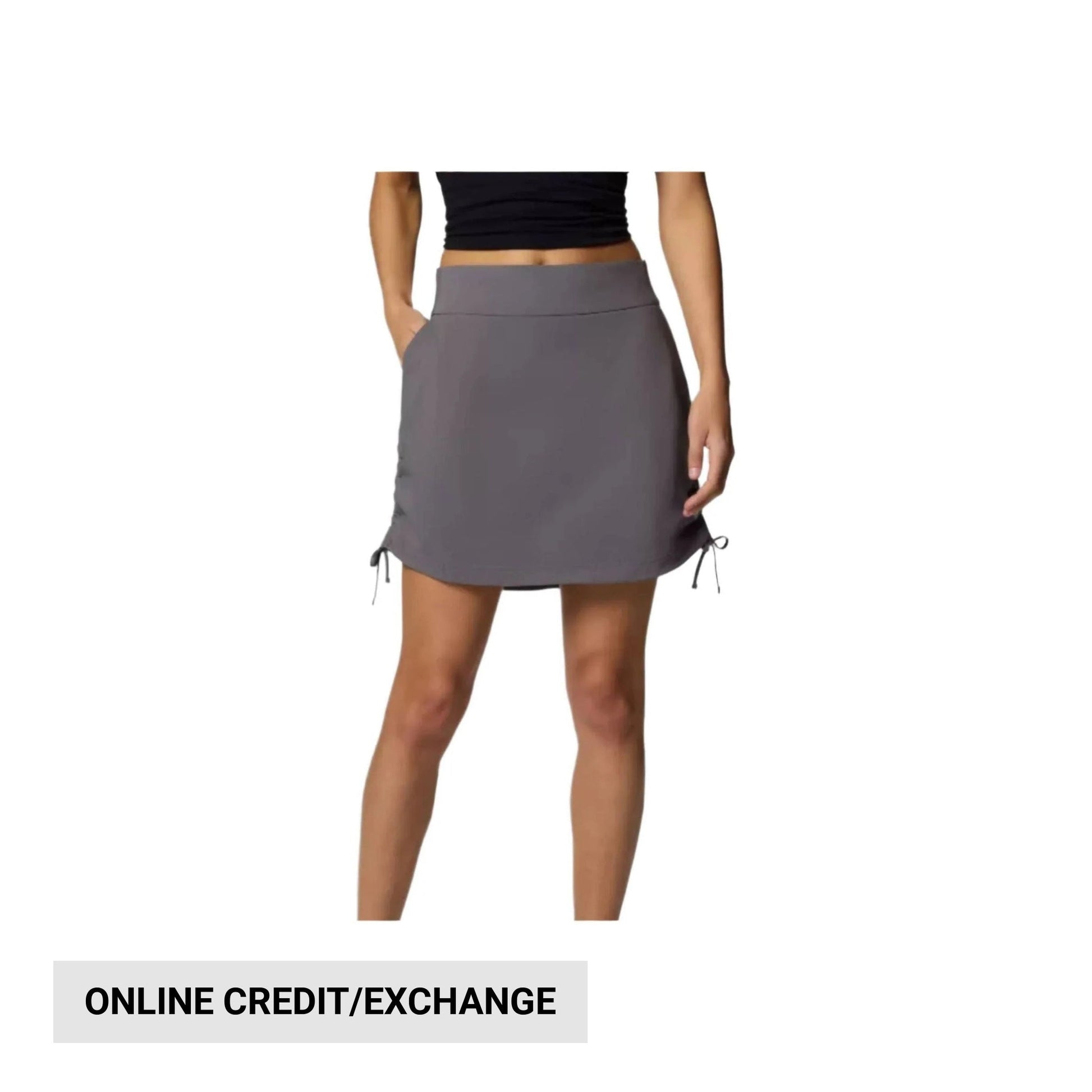 Columbia Women's All Seasons Ruched Skort - City Grey by Lenny's Shoe & Apparel