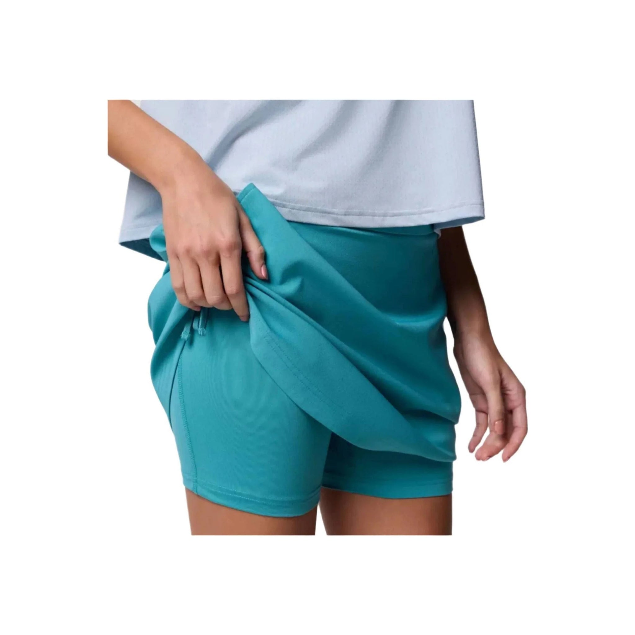 Columbia Women's All Seasons Ruched Skort - Teal by Lenny's Shoe & Apparel
