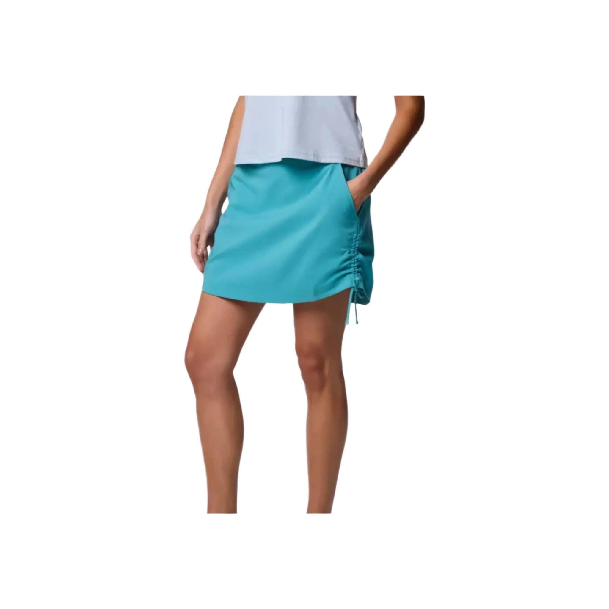 Columbia Women's All Seasons Ruched Skort - Teal by Lenny's Shoe & Apparel