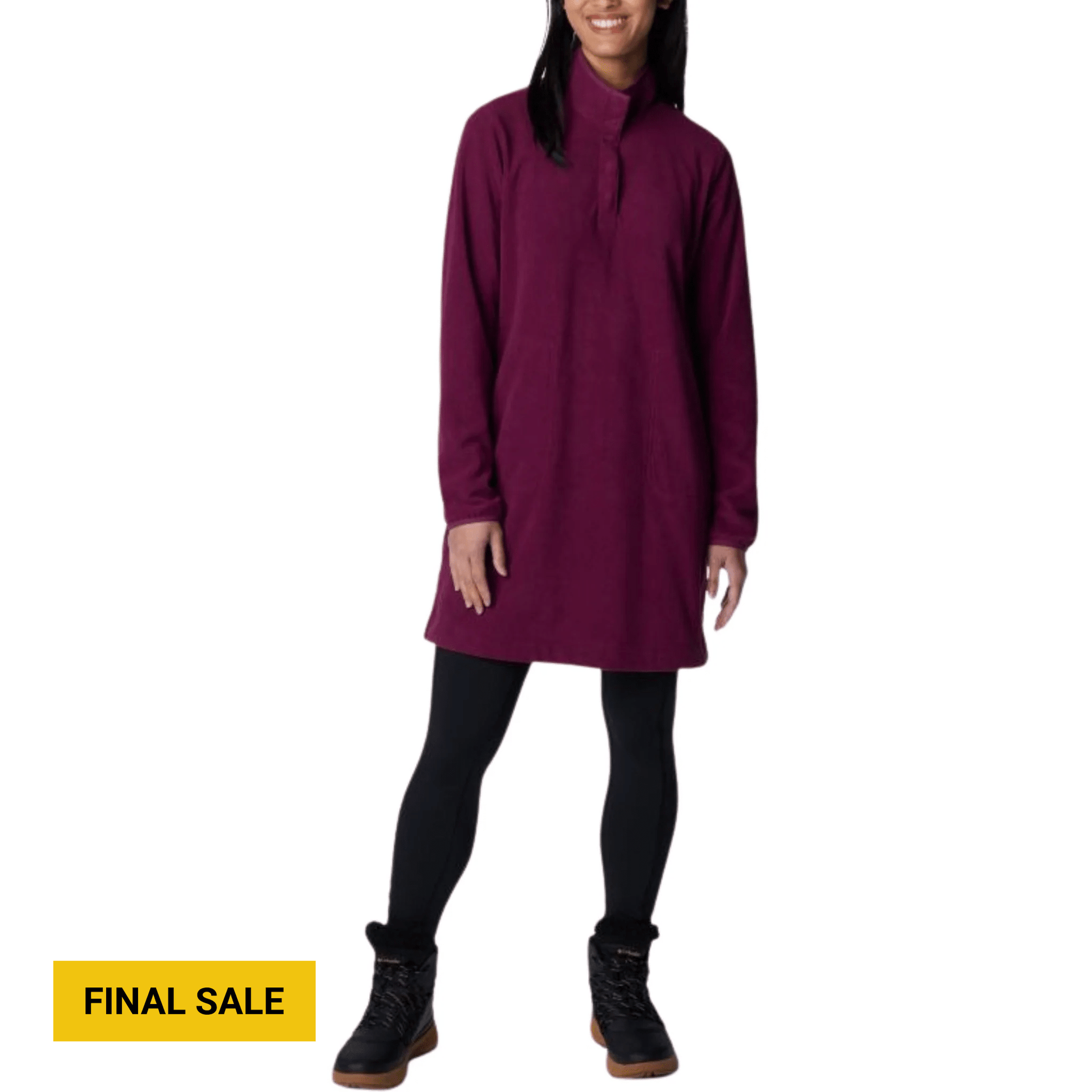 Columbia Women's Anytime Fleece Dress - Marionberry by Lenny's Shoe & Apparel