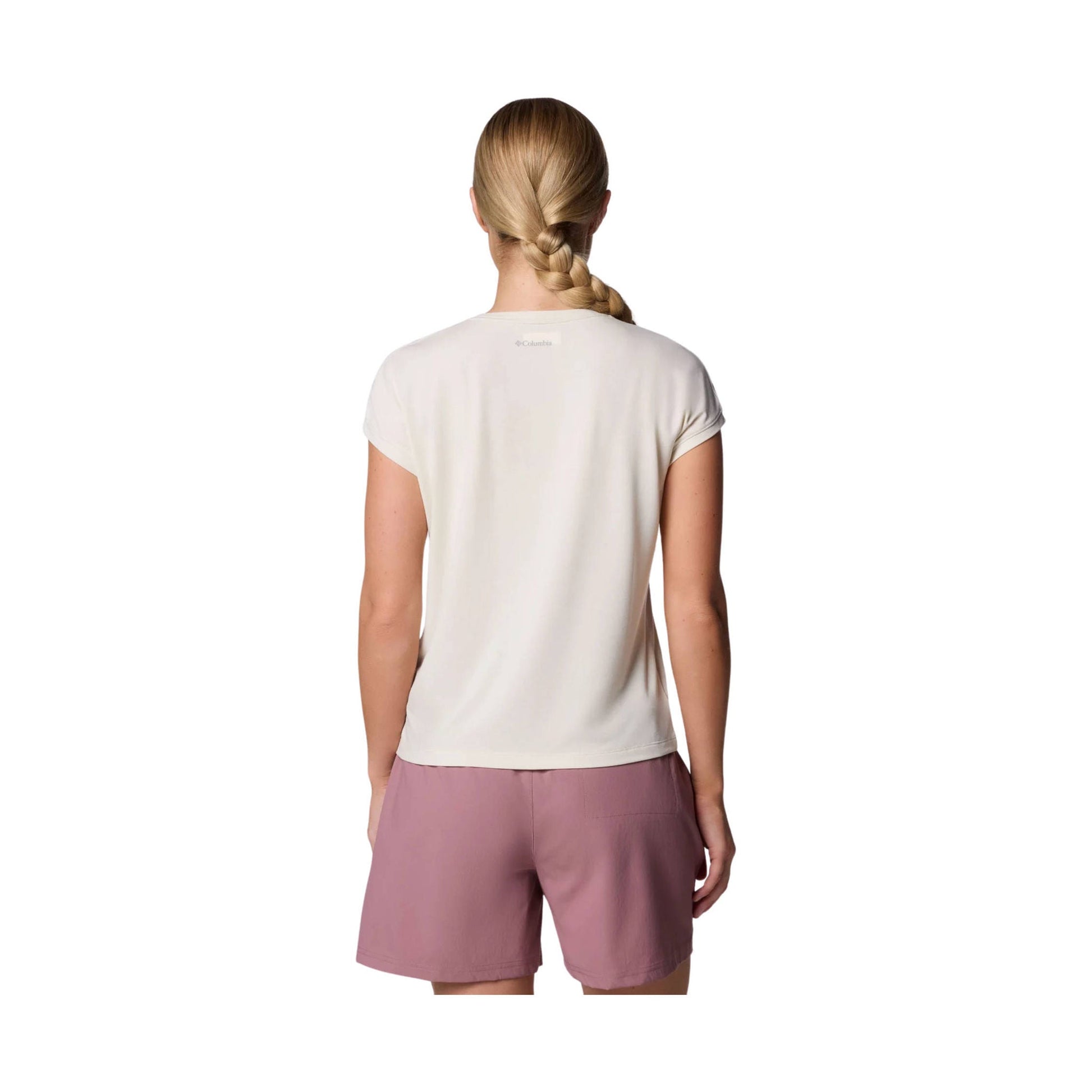Columbia Women's Boundless Trek Short Sleeve Tee - Sea Salt by Lenny's Shoe & Apparel