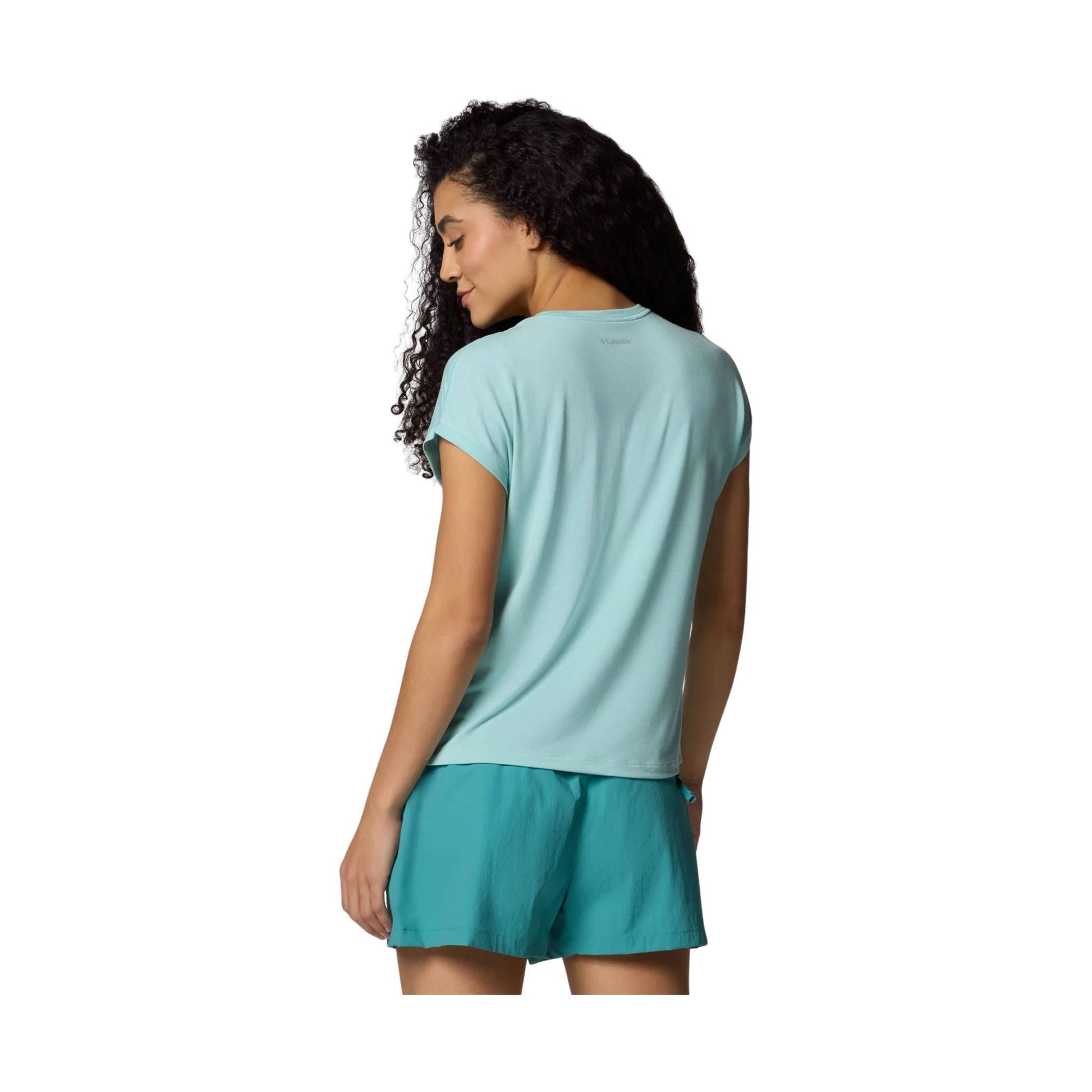 Columbia Women's Boundless Trek Short Sleeve Tee - Spray by Lenny's Shoe & Apparel