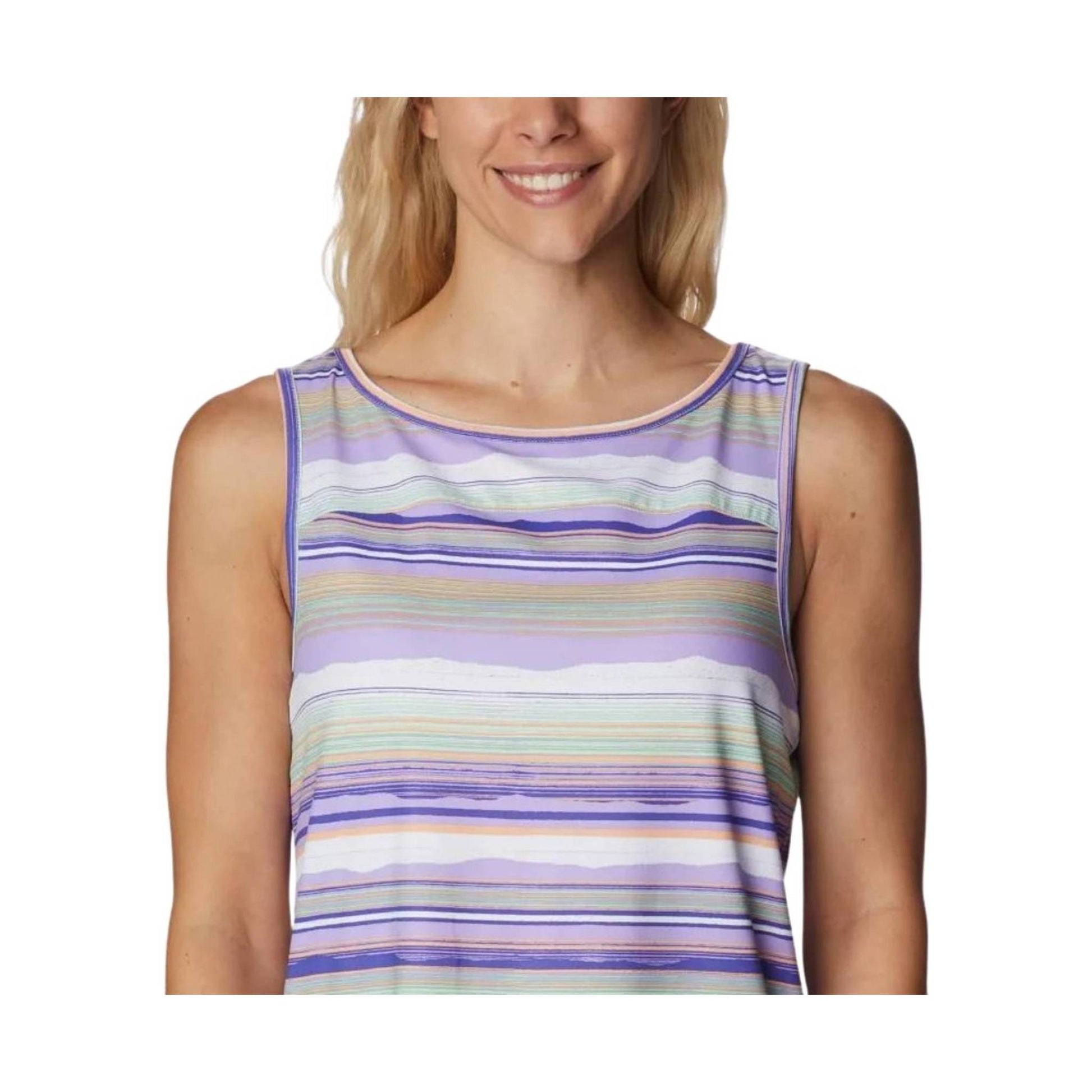 Columbia Women's Chill River Tank - Frosted Purple/ Pop Flora Tonal by Lenny's Shoe & Apparel