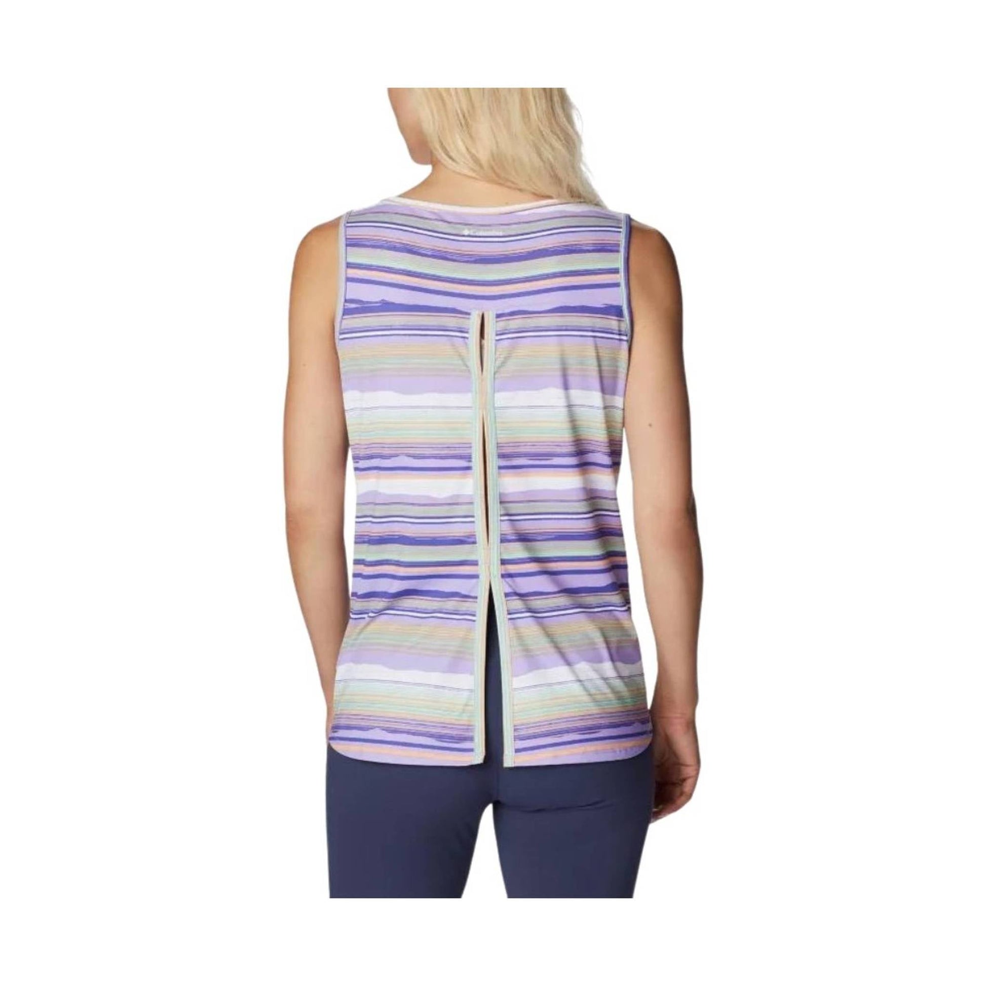 Columbia Women's Chill River Tank - Frosted Purple/ Pop Flora Tonal by Lenny's Shoe & Apparel