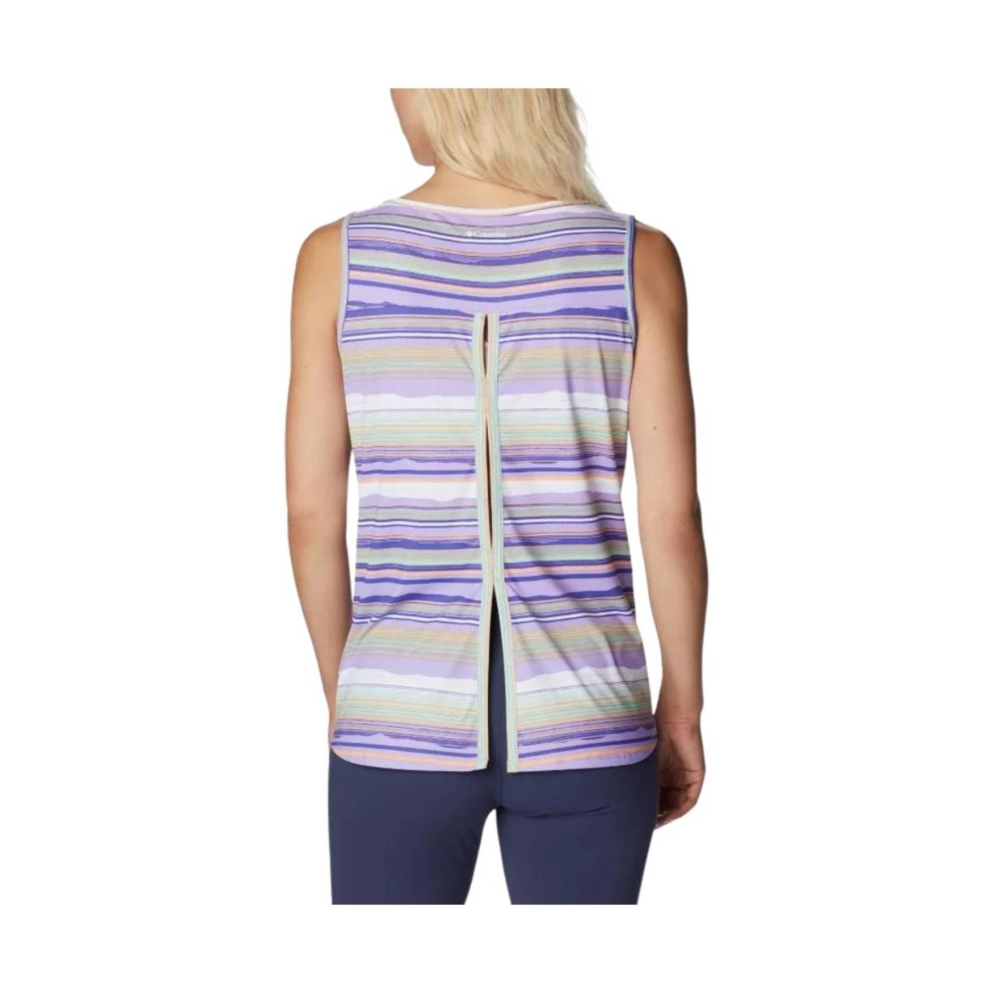 Columbia Women's Chill River Tank - Frosted Purple/ Pop Flora Tonal by Lenny's Shoe & Apparel