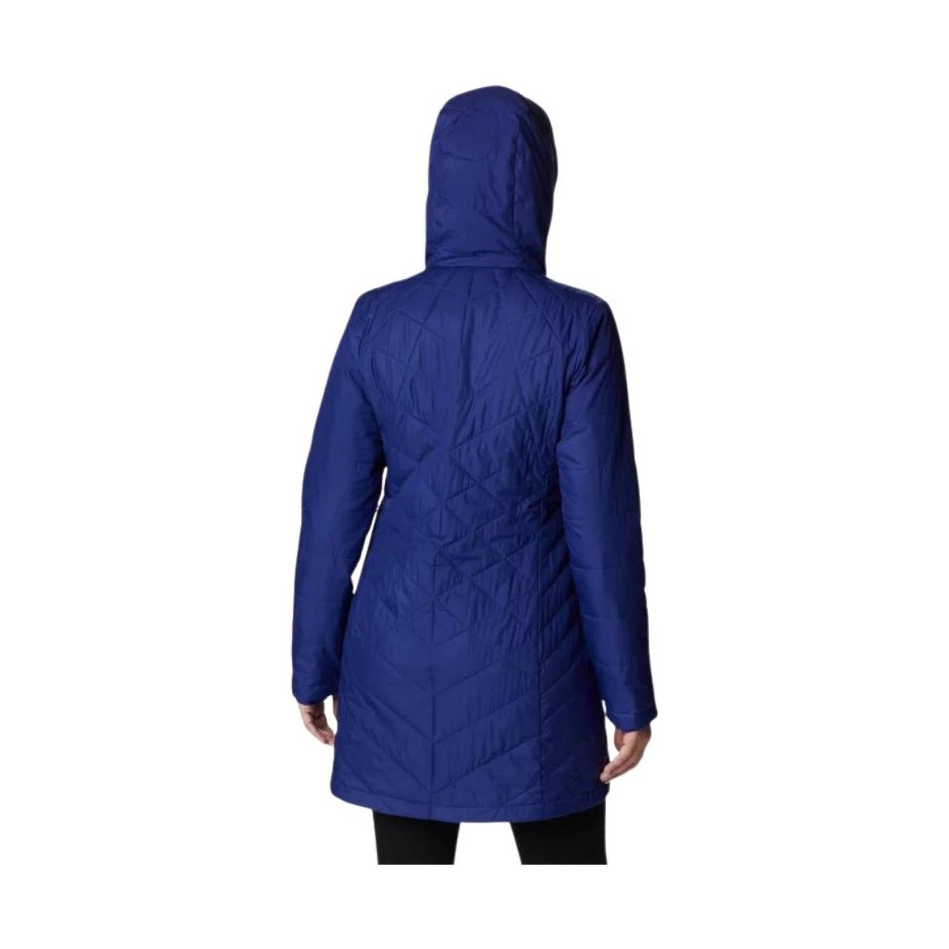 Columbia Women's Heavenly Long Hooded Jacket - Dark Sapphire by Lenny's Shoe & Apparel