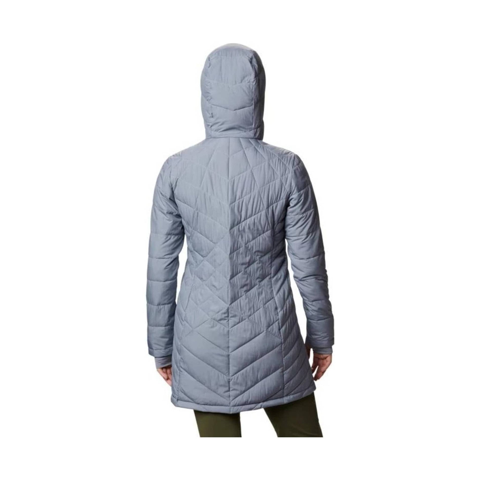 Columbia Women's Heavenly Long Hooded Jacket - Tradewinds Grey by Lenny's Shoe & Apparel