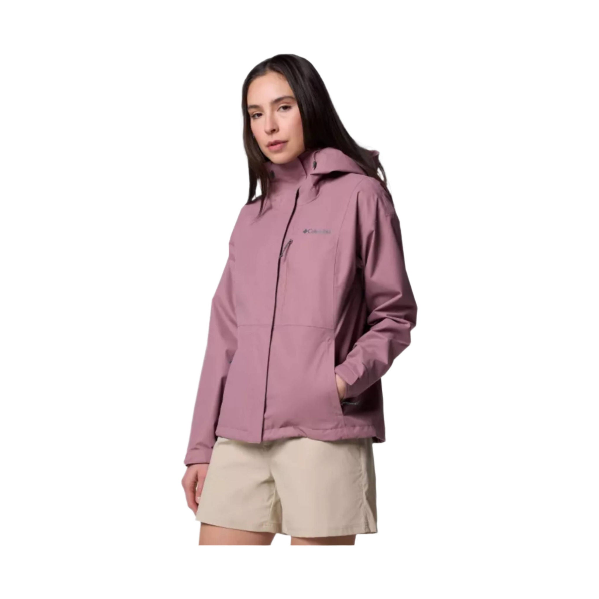 Columbia Women's Hikebound II Rain Jacket - Fig by Lenny's Shoe & Apparel