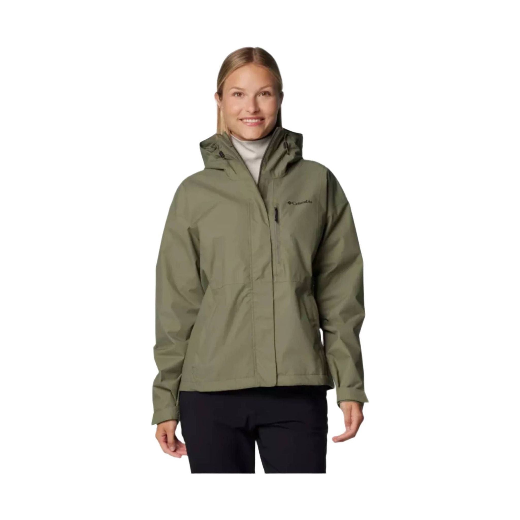 Columbia Women's Hikebound II Rain Jacket - Stone Green by Lenny's Shoe & Apparel