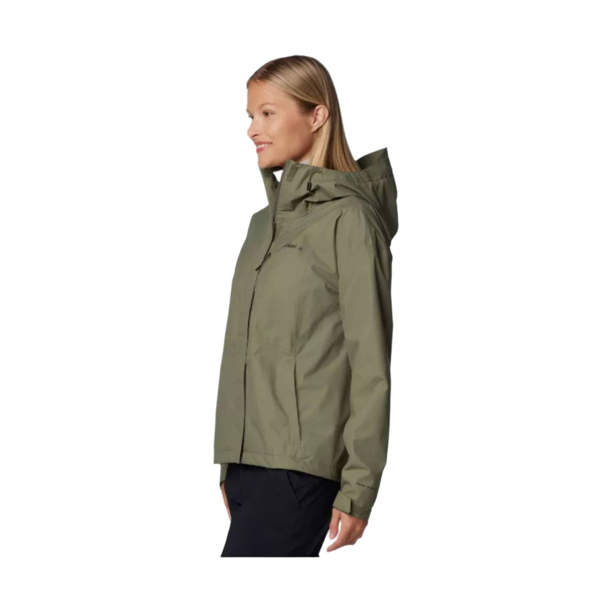 Columbia Women's Hikebound II Rain Jacket - Stone Green by Lenny's Shoe & Apparel