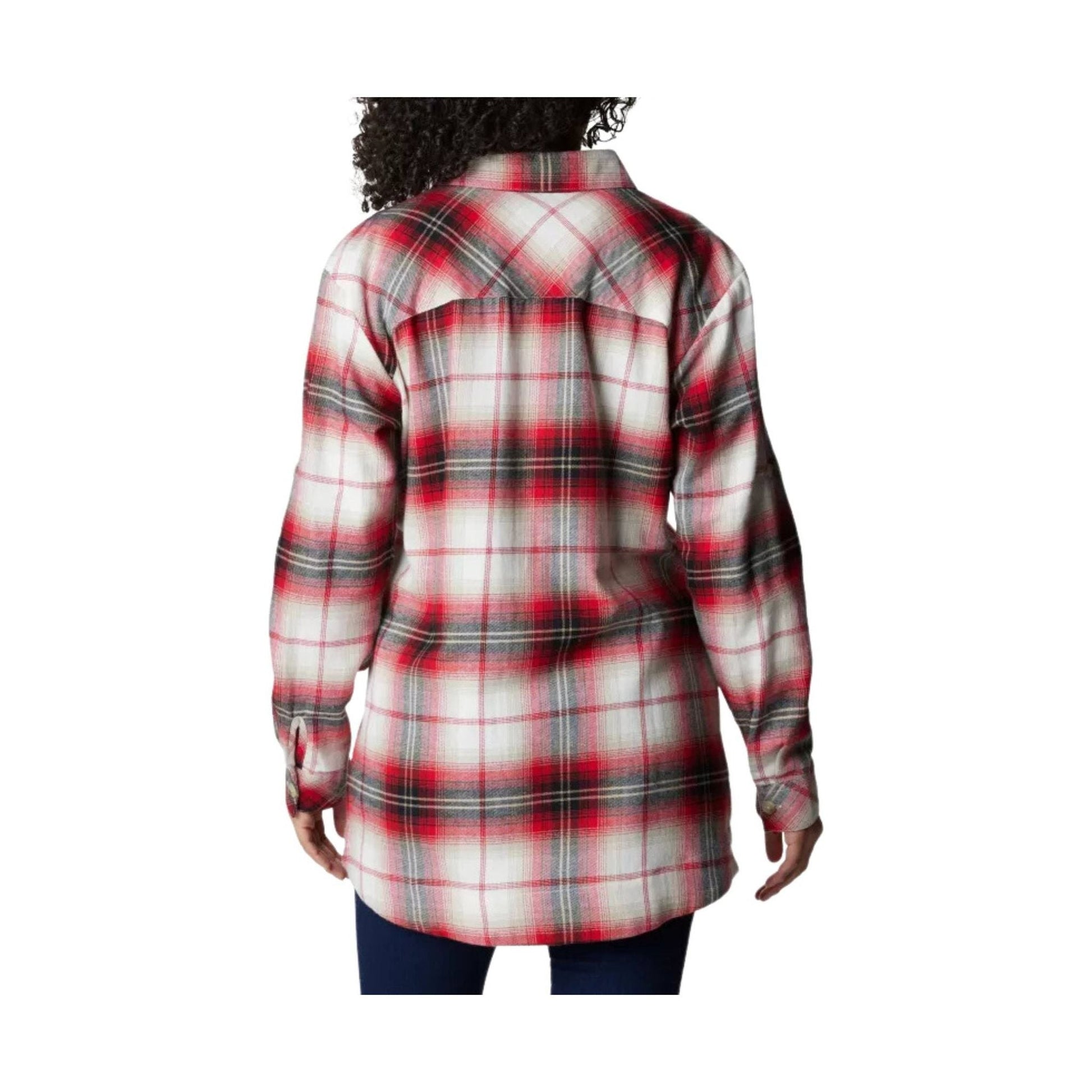 Columbia Women's Holly Hideaway Flannel Shirt - Chalk Ombre by Lenny's Shoe & Apparel