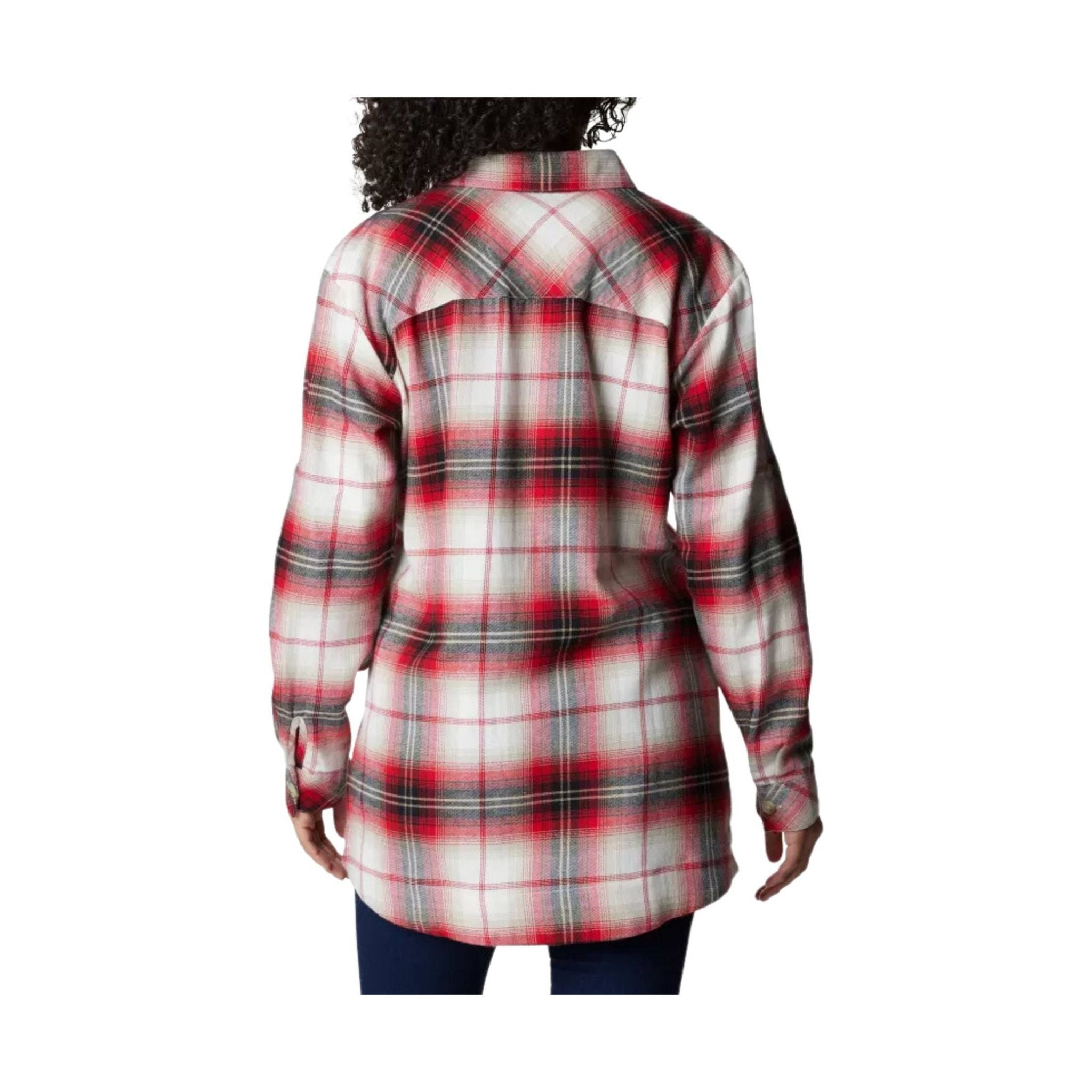 Columbia Women's Holly Hideaway Flannel Shirt - Chalk Ombre by Lenny's Shoe & Apparel