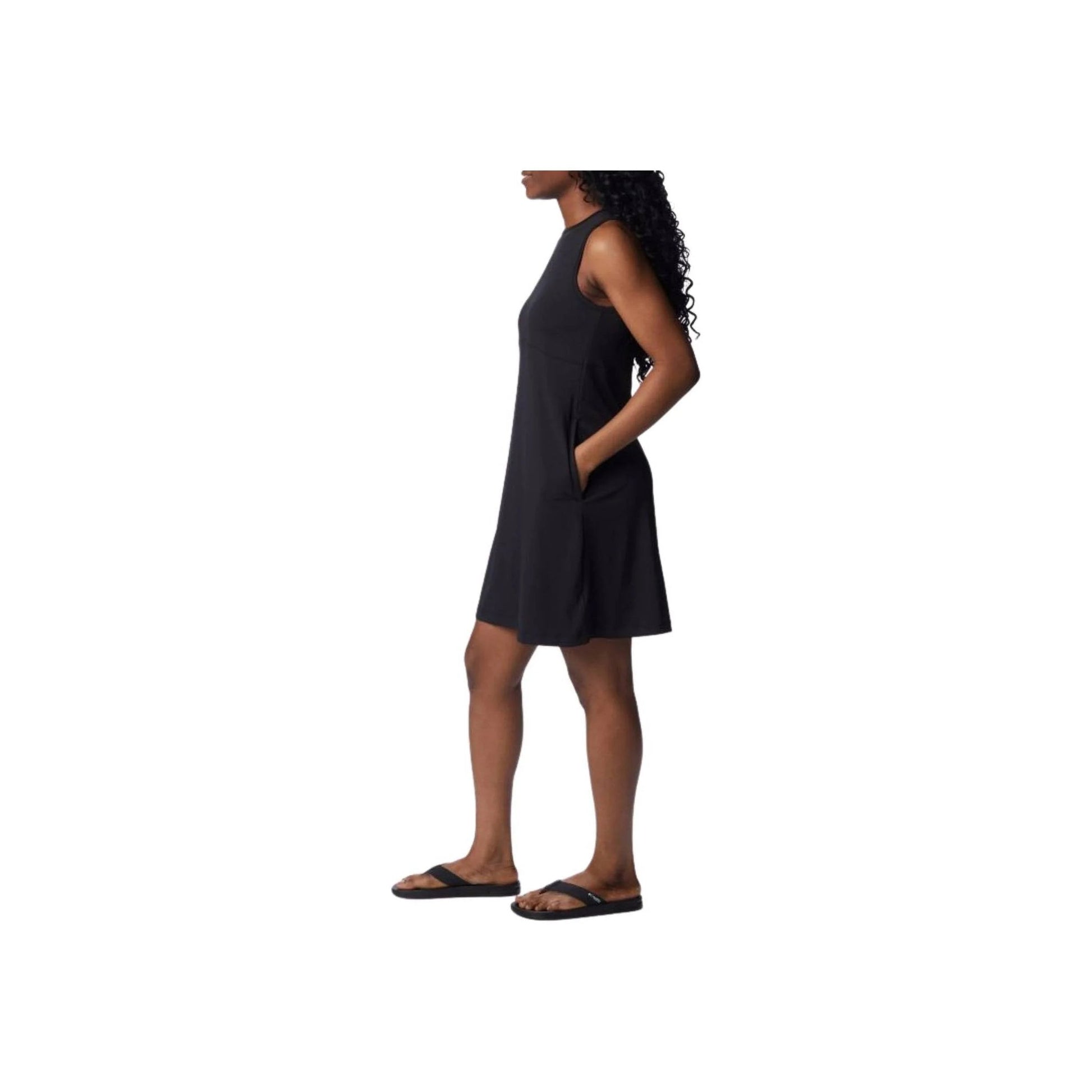 Columbia Women's PFG Freezer Tank Dress - Black by Lenny's Shoe & Apparel