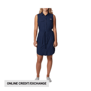 Columbia Women's PFG Sun Drifter Woven Dress II - Collegiate Navy by Lenny's Shoe & Apparel