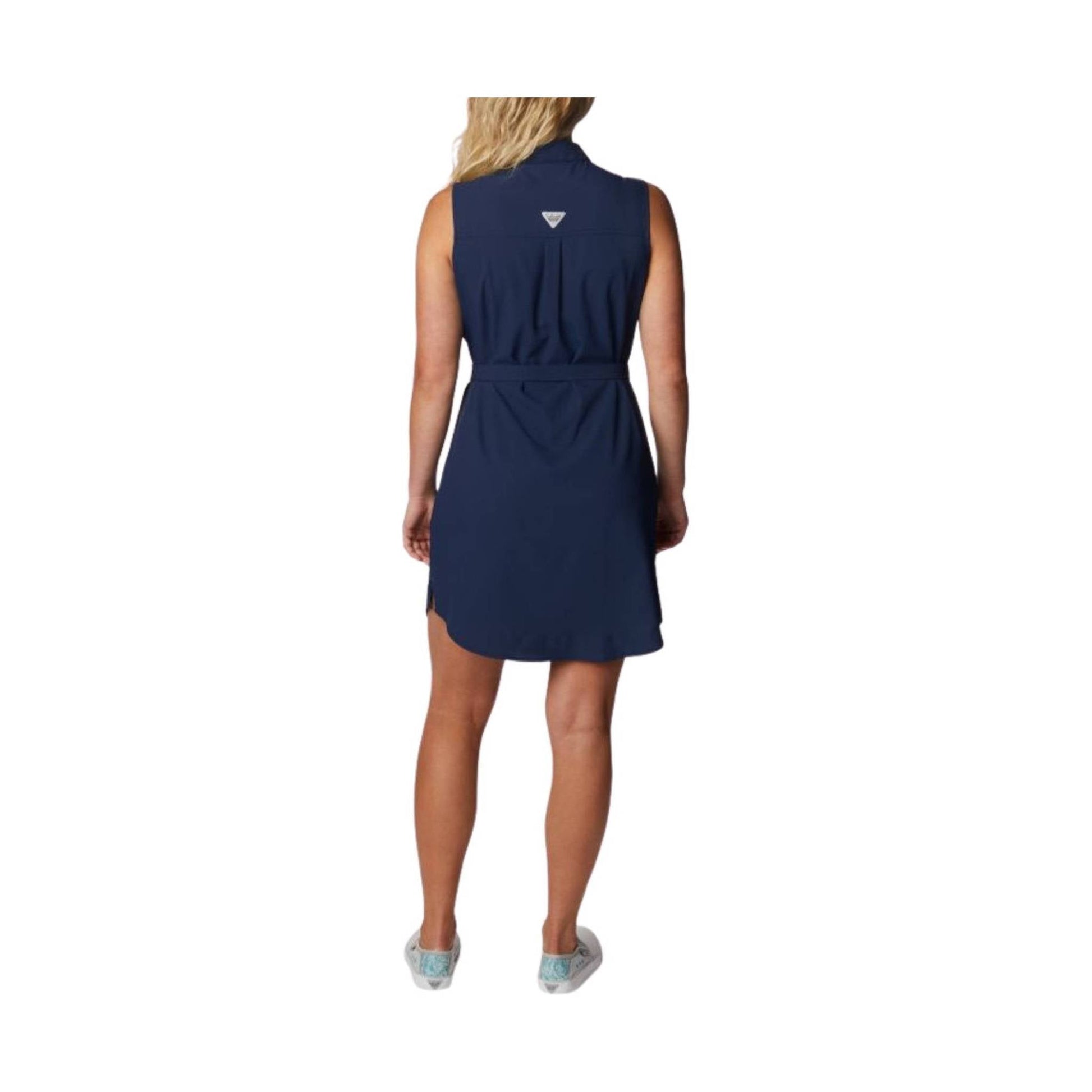 Columbia Women's PFG Sun Drifter Woven Dress II - Collegiate Navy by Lenny's Shoe & Apparel