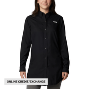 Columbia Women's PFG Tamiami Long Sleeve Tunic - Black by Lenny's Shoe & Apparel