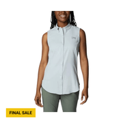 Columbia Women's PFG Tamiami Sleeveless Shirt - Cool Grey by Lenny's Shoe & Apparel