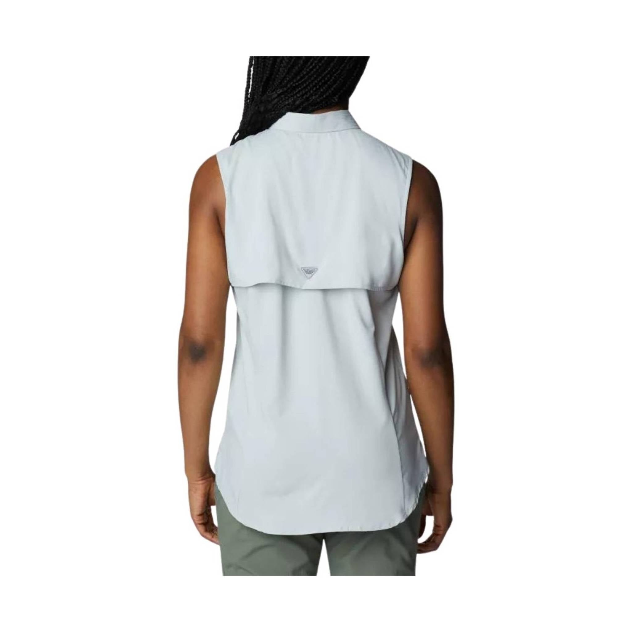 Columbia Women's PFG Tamiami Sleeveless Shirt - Cool Grey by Lenny's Shoe & Apparel