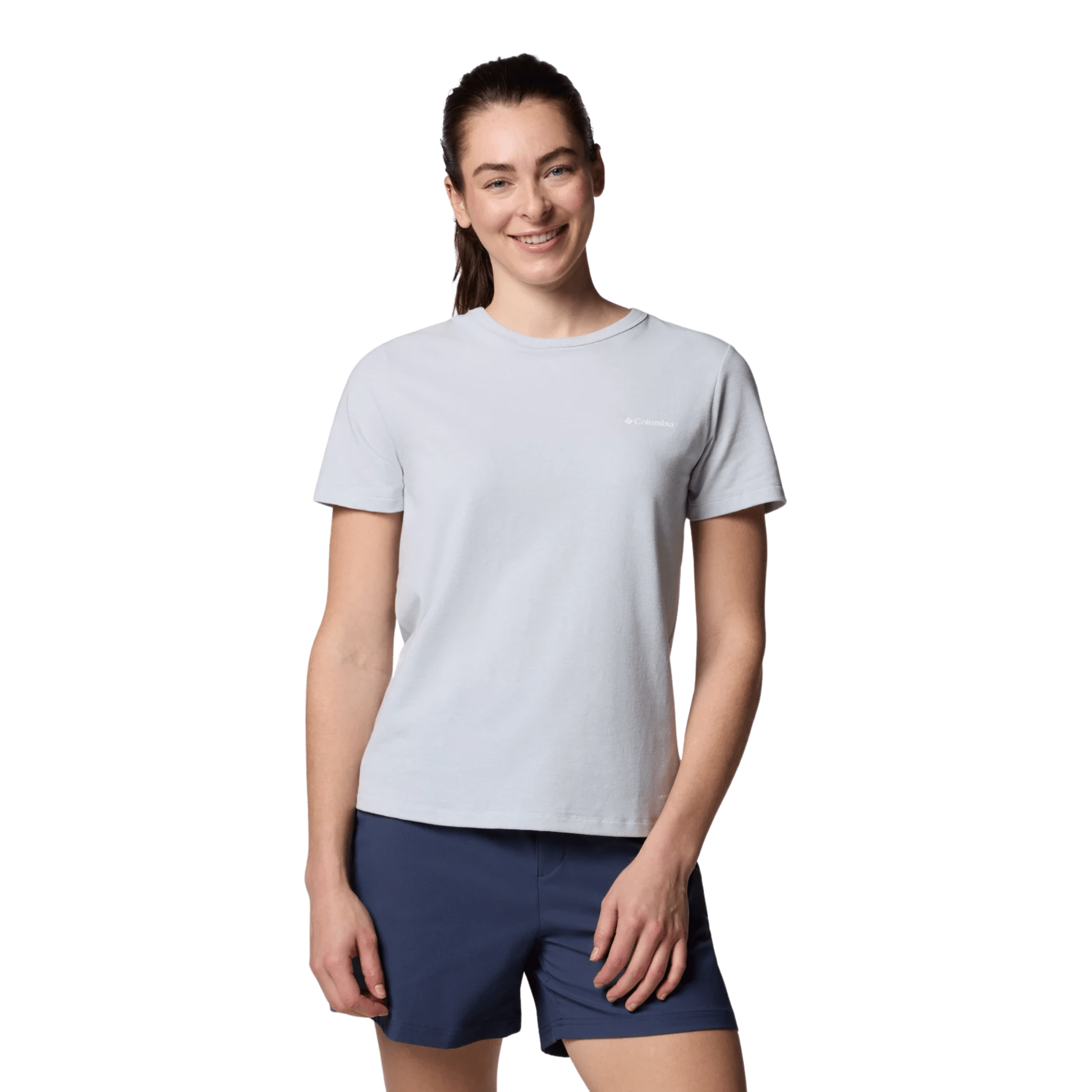 Columbia Women's Sun Trek Short Sleeve II Shirt - Cirrus Grey by Lenny's Shoe & Apparel