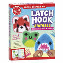 Latch Hook Animals: Red Panda, Frog and Shark