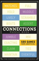 Connections Puzzle Book 500 games 100 Unofficial by Phoenix Books