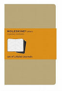 Moleskine Pocket Ruled Cahier Journal - set of 3