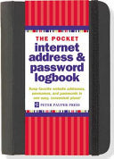 Password Logbook Pocket Black
