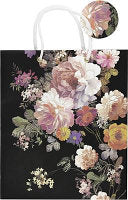 Gift Bag Midnight Floral by Phoenix Books