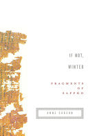 If Not, Winter : Fragments of Sappho by Phoenix Books