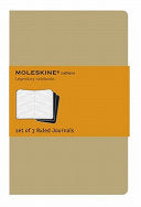 Moleskine Large Ruled Cahier Journal 3-Set