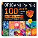 Origami Paper 100 Sheets Colorful Crystals 8 1/4 (21 Cm)