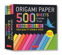 Origami Paper 500 sheets Rainbow Colors 6 15 cm Tu