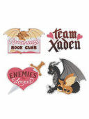 Fourth Wing: Romantasy Stickers - Sticker Set of 4 by Phoenix Books