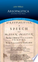 Areopagitica and Other Prose Works by Phoenix Books