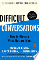 Difficult Conversations How to Discuss What Matter by Phoenix Books