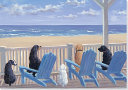 Note Cards Dogs On Deck Chairs
