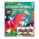 Dinosaur Land Sticker Sparkle Poster Activity Kit by Phoenix Books