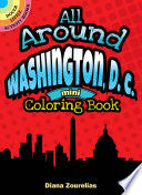 All Around Washington DC Mini Coloring Book by Phoenix Books