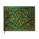 Guest Book Emerald Flower Hardcover Unlined by Phoenix Books