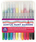 Acrylic Paint Marker Set (12-Piece Set) by Phoenix Books
