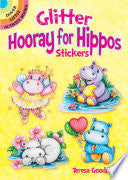 Glitter Hooray for Hippos Stickers by Phoenix Books