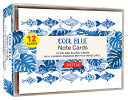 Cool Blue Note Cards - 12 Cards In 6 Designs With by Phoenix Books