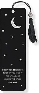 Bookmark Beaded : Shoot for the Moon by Phoenix Books