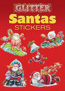Glitter Santas Stickers by Phoenix Books