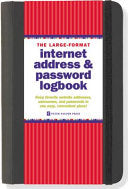 Password Logbook Large Format